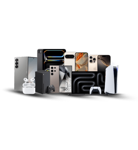 A banner showcasing mobile and laptop
